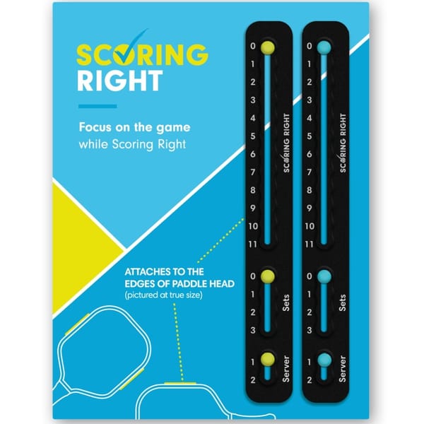 Scoring Right - Score Keeper Pickleball Black