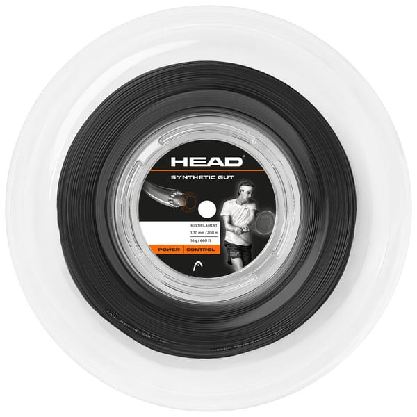 Head Synthetic Gut 16 Reel Black