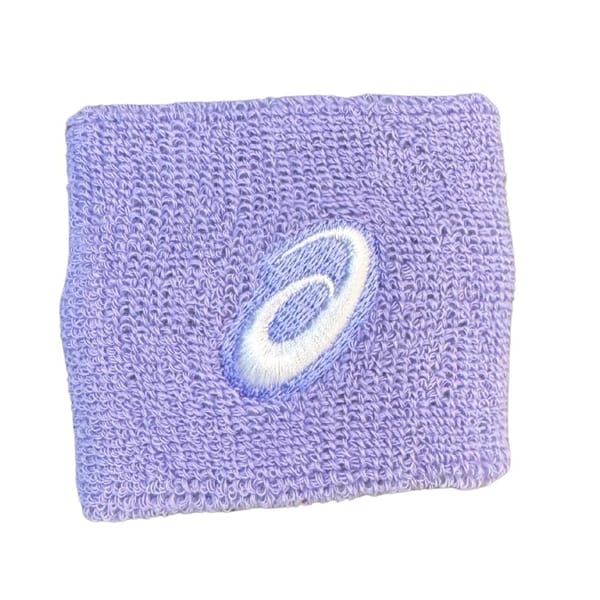 Asics Purple Bluebell Wristband Pair (2 Pack)
