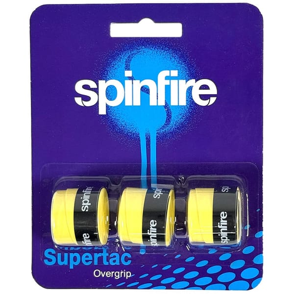 Spinfire Supertac 3 Pack Yellow Overgrips