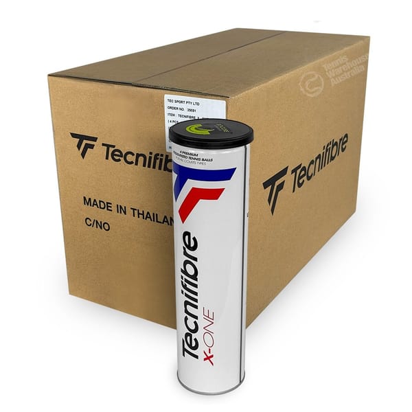 Tecnifibre X-One Box of Balls (18 x 4 Ball Cans)