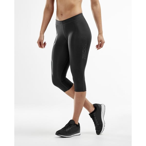 2XU Women's Compression 3/4 Tights BLK/NRO