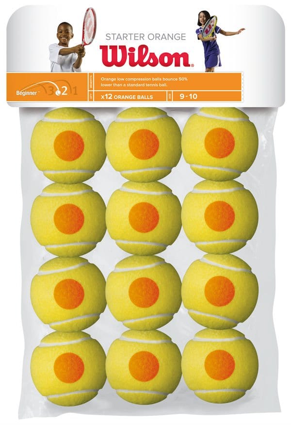 Wilson Starter Orange Junior balls (12 pack)