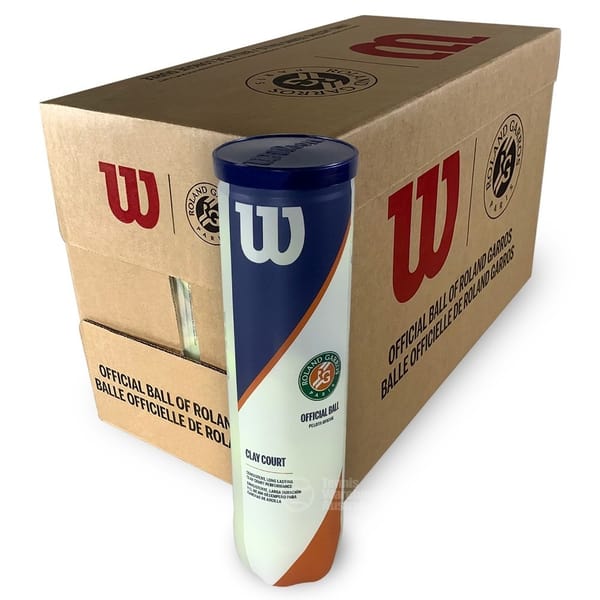 Wilson Roland Garros Box of Balls (18 x 4 Ball Cans)