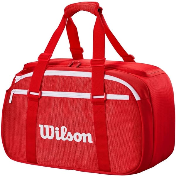Wilson Super Tour Red Racquet Tennis Small Duffle Bag 2025