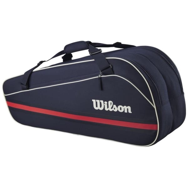 Wilson Team Navy 6 Racquet Tennis Bag 2025