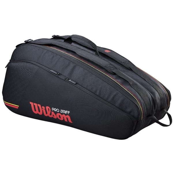 Wilson Pro Staff Classic Black 12 Racquet Tennis Bag