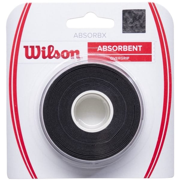 Wilson Absorbx Overgrip Black 3 Pack