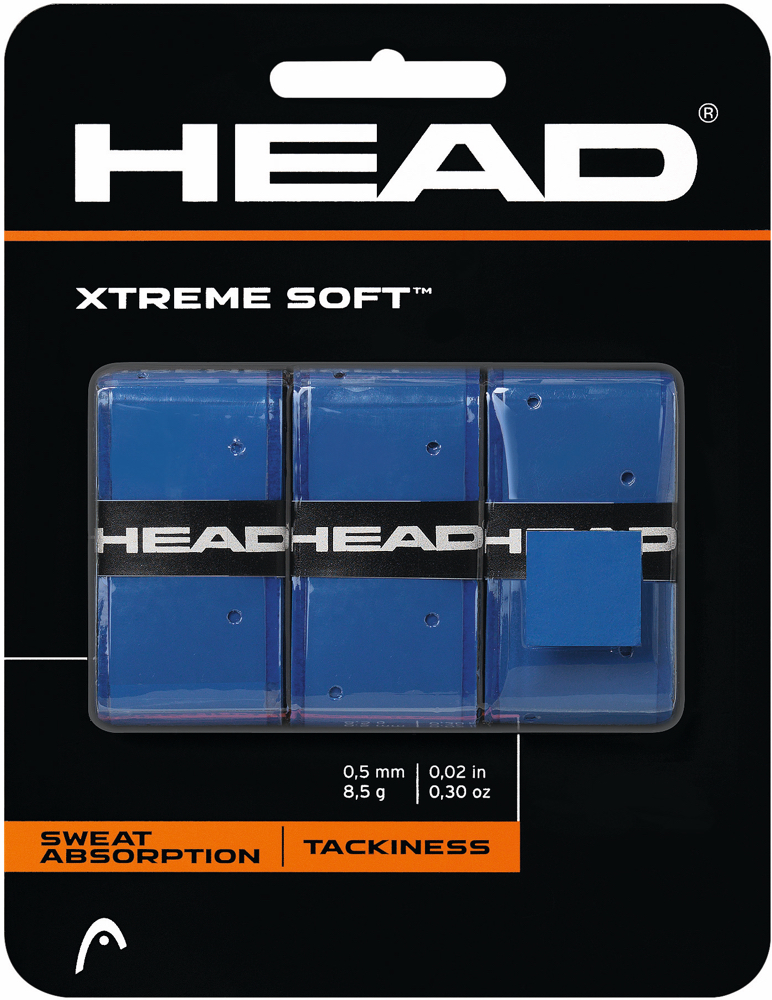 Head Xtreme Soft Overgrip 3 Pack Blue