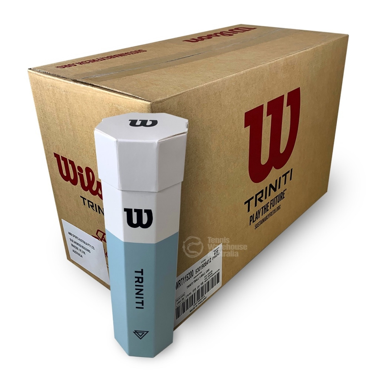 Wilson Triniti Bulk Box of Balls (18 x 4 Ball Can) | Tennis Warehouse ...