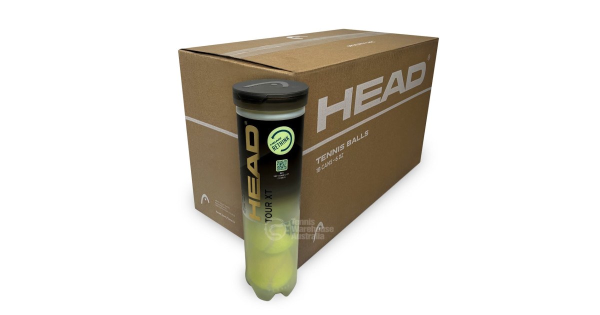 Head Tour XT Bulk Box of Balls (18 x 4 Ball Cans) | Tennis