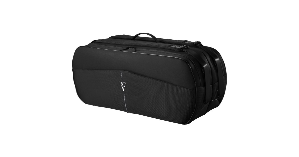 Wilson RF Tournament Black 9 Racquet Tennis Bag | Tennis Warehouse 
