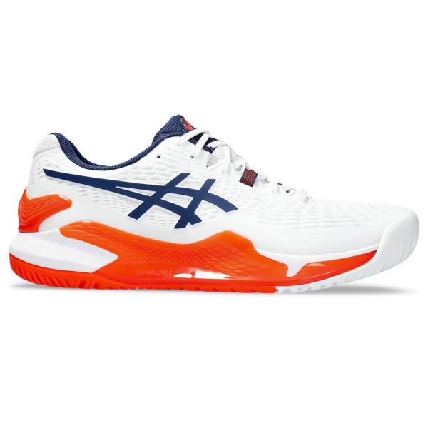 Asics Gel-Resolution 9 (HC) Men's White / Blue Expanse Tennis Shoe