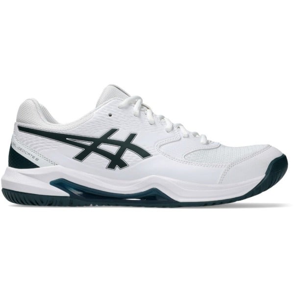 Asics Gel-Dedicate 8 HC White/Saxon Green Men's Tennis Shoe