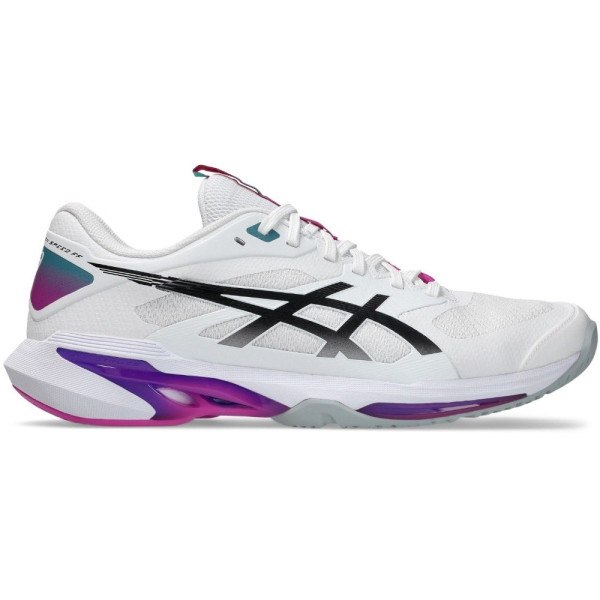 Asics Solution Speed FF 4 (HC) White/Digital Sakura Men's Tennis Shoes  
