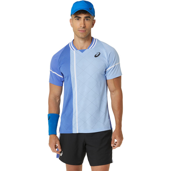 Asics Match Actibreeze Sapphire Short Sleeve Men's Tennis Top 