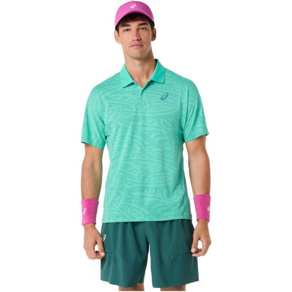 Asics Match Jacquard Men's Short Sleeve Polo