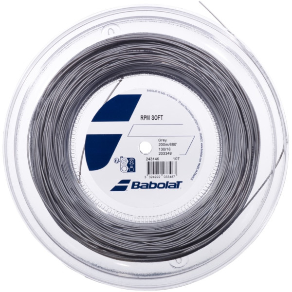 Babolat RPM Soft Silver 1.25mm Reel