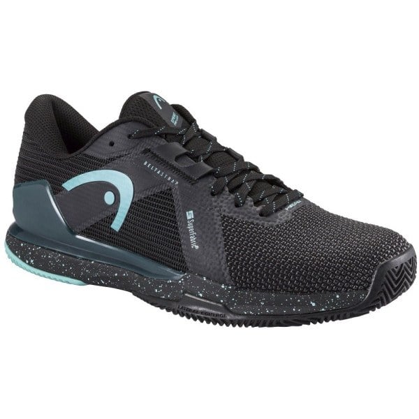 Head Sprint Pro 4.0 (CC) SF Black Teal Men's Tennis Shoes