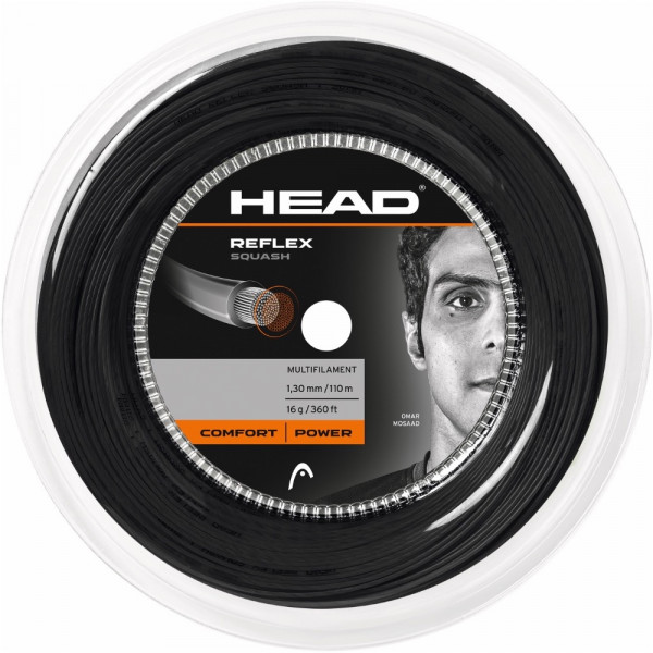 Head Reflex Black Squash Reel 1.20mm