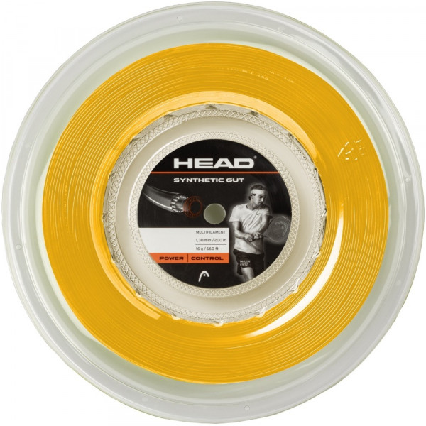Head Synthetic Gut 16 Reel Gold