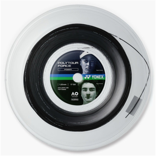 Yonex Poly Tour Force 1.20 Black Reel 