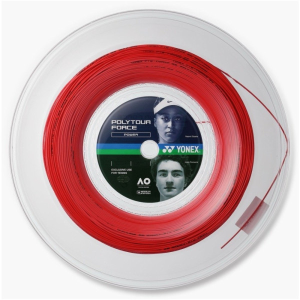 Yonex Poly Tour Force 1.30 Bright Red Reel