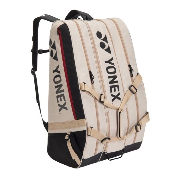 Yonex Gearlogic Beige 12 Racquet Tennis Bag