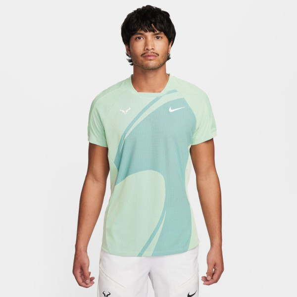 Nike Rafa Photo Blue / White Short-Sleeve Men's Tennis Top 