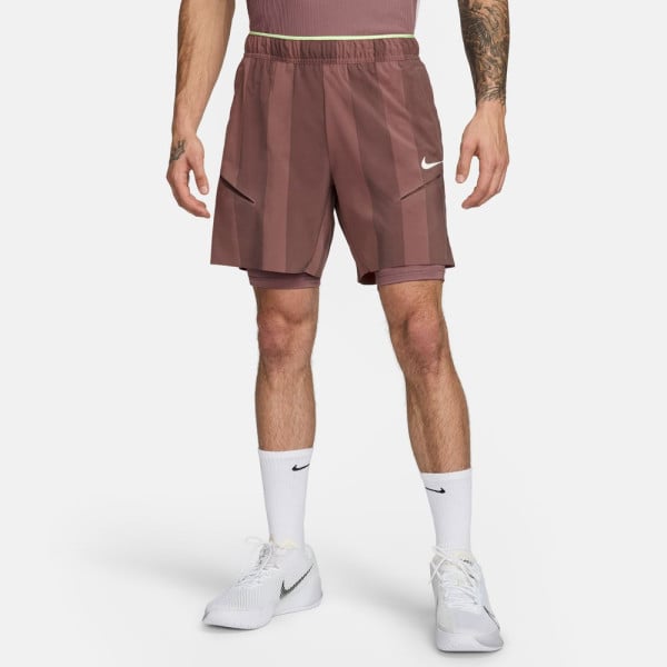 Nike Court Dri-Fit Slam Smokey Mauve / Barely Volt Men's Tennis Shorts