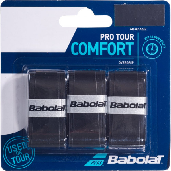 Babolat Pro Tour Black 3pk Overgrips