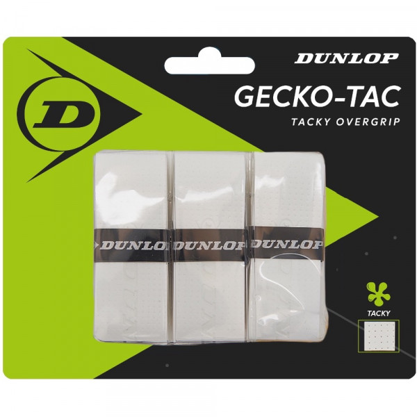 Dunlop Gecko-Tac overgrip 3 pack white