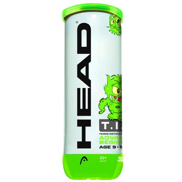 Head T.I.P. Green 3 Ball Can