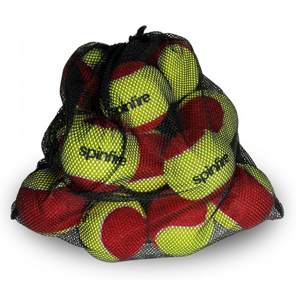 Spinfire Red Junior Tennis Balls 12 Pack (Aged 58 Years Old