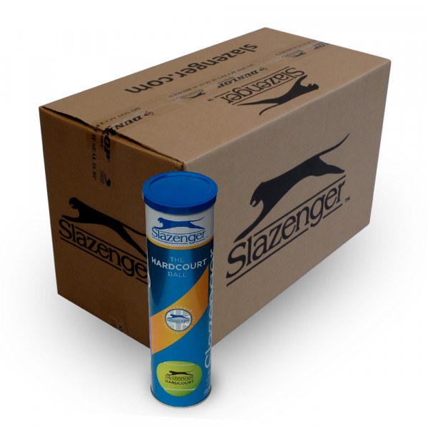 Slazenger Hardcourt Box of Balls (18 x 4 Ball Cans)