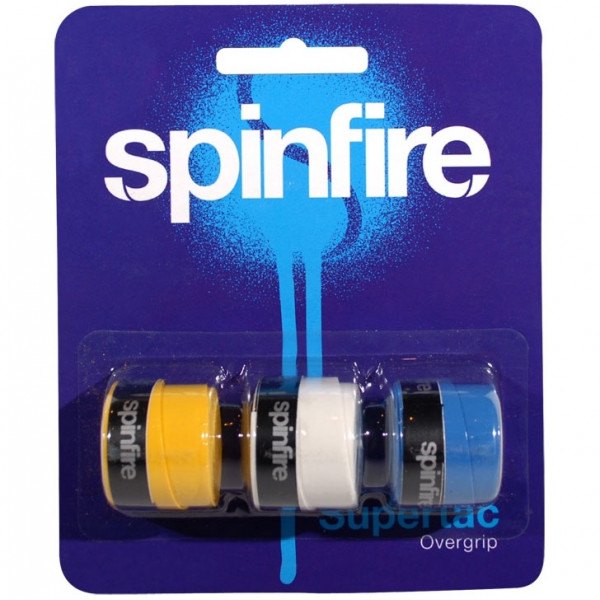 Spinfire Supertac 3 Pack Multicolour Overgrips