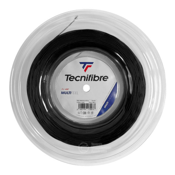 Tecnifibre Multifeel 1.25mm Black String Reel 