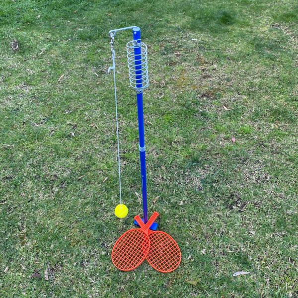 Spin Tennis Set (1 pole, 2 bats) for Kids