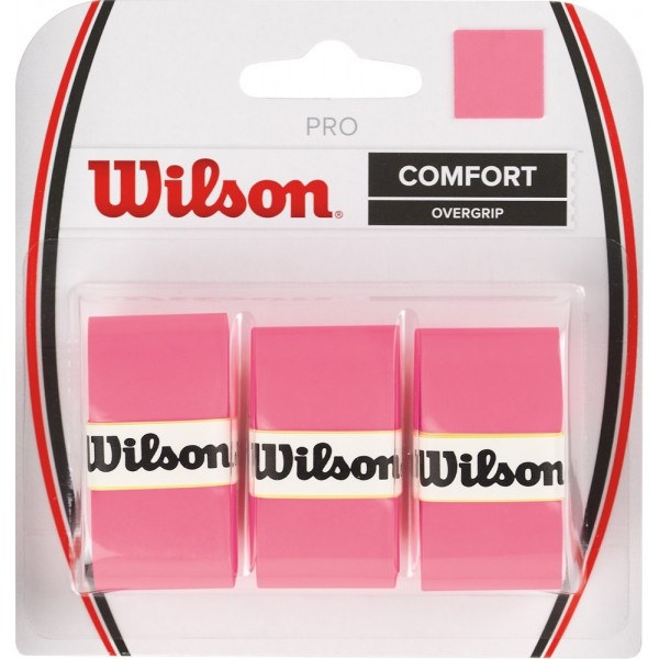 Wilson Pro Overgrip Pink 3 Pack