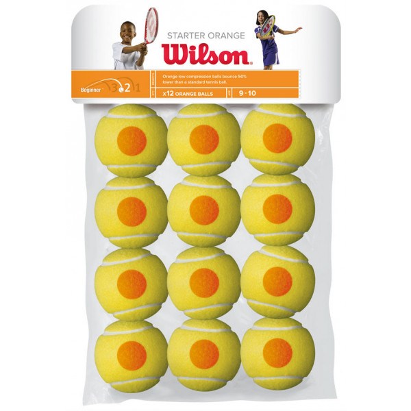 Wilson Starter Orange Junior balls (12 pack)