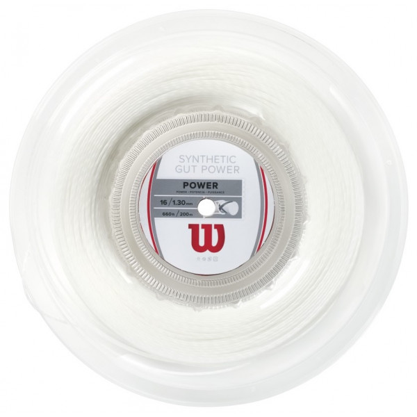 Wilson Synthetic Gut Power 1.30mm White Reel