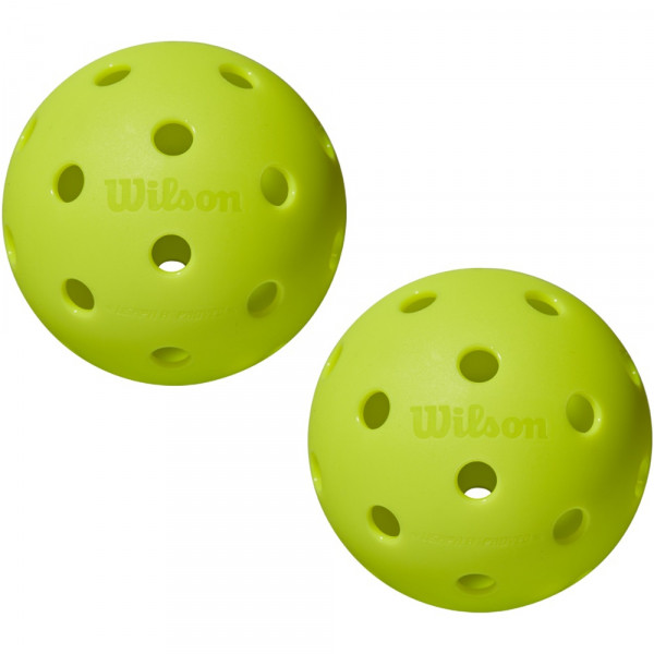 Wilson TRU32 Outdoor Pickleball Balls (2 Pack Yellow)