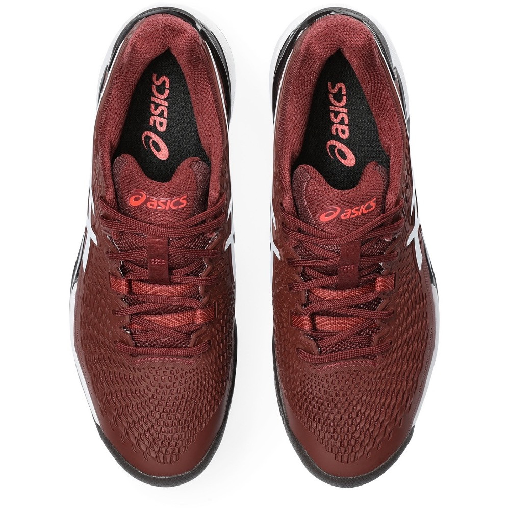 Asics Gel-Resolution 9 Clay Court Antique Red Men's Tennis Shoe ...
