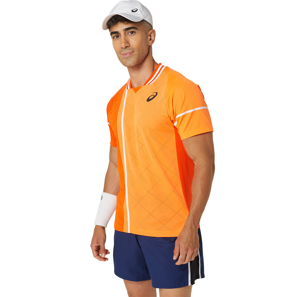 Asics Match Actibreeze Koi Short Sleeve Men's Tennis Top | Tennis ...