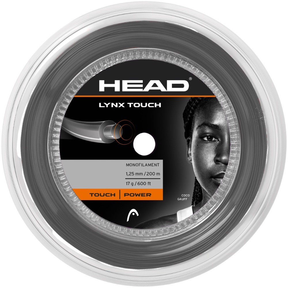 Head Lynx Touch Black 1.25mm Tennis String Reel