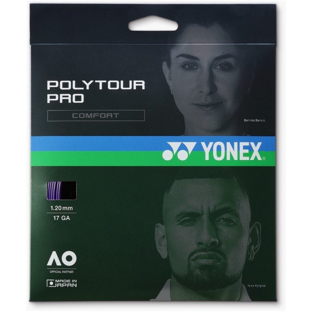 Yonex Poly Tour Pro 120 Midnight Purple Tennis String Set | Tennis ...