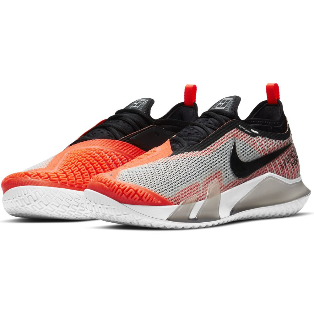 nike men's react vapor nxt tennis shoes white and black
