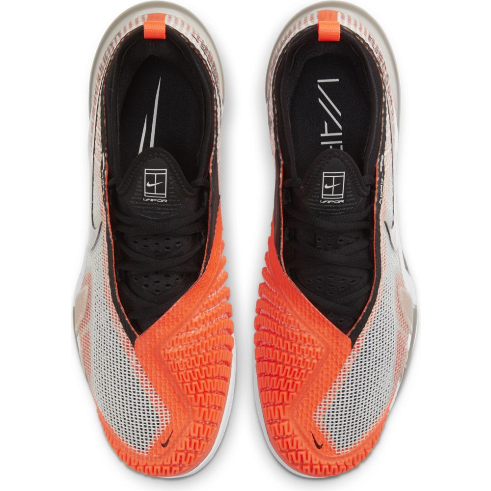 nike men's react vapor nxt tennis shoes white and black