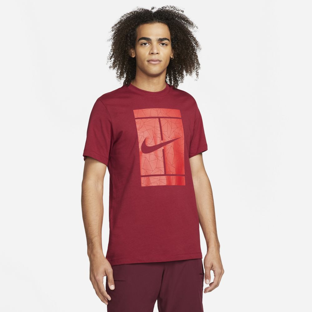 Nike Court Pomegranate T-Shirt | Warehouse