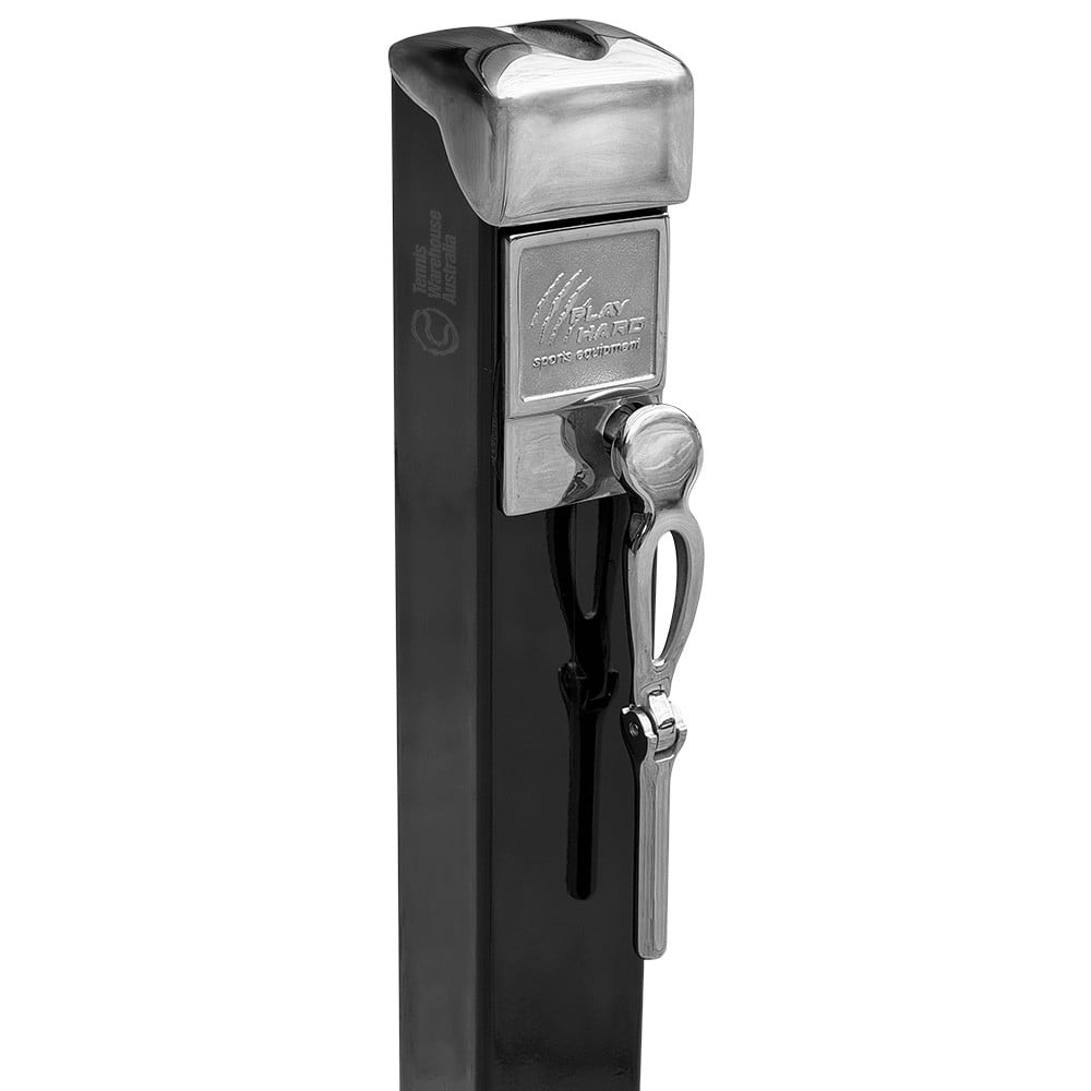 Tennis Court Net Posts (Pair) Internal Winder (Base Plates) Tennis